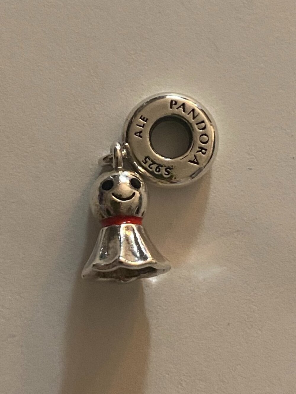 Pandora Teru Teru Bozu charm Traditional Japanese doll dangle charm silver 925